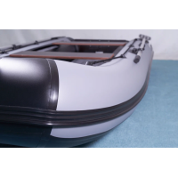 Лодка моторная килевая Kitt Boats 340 НДНД серо-черный